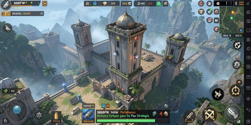 Tampilan gameplay Tower Defense yang seru dan strategis.