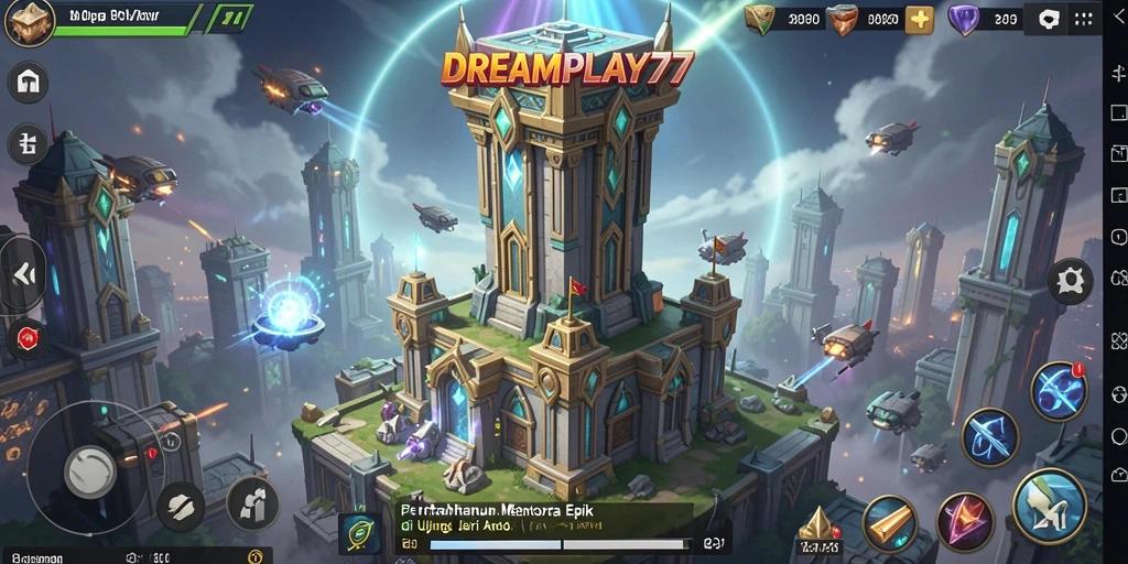 Gameplay seru menara pertahanan dan strategi menaklukkan musuh.