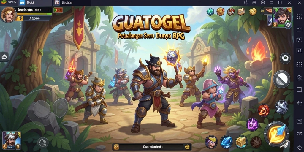 Tampilan gameplay GUATOGEL yang menarik dan seru.
