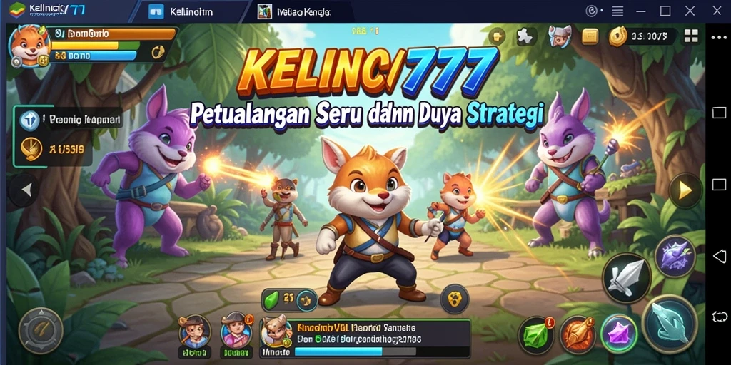 Screenshot gameplay KELINCI777 yang menunjukkan pertarungan strategis.