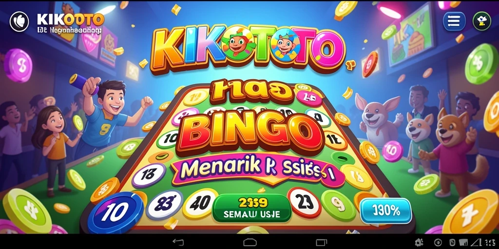 Tampilan gameplay seru dan interaktif dari KIKOTOTO.