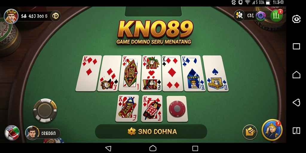Tampilan gameplay seru dalam KNO89 dengan grafis memukau.