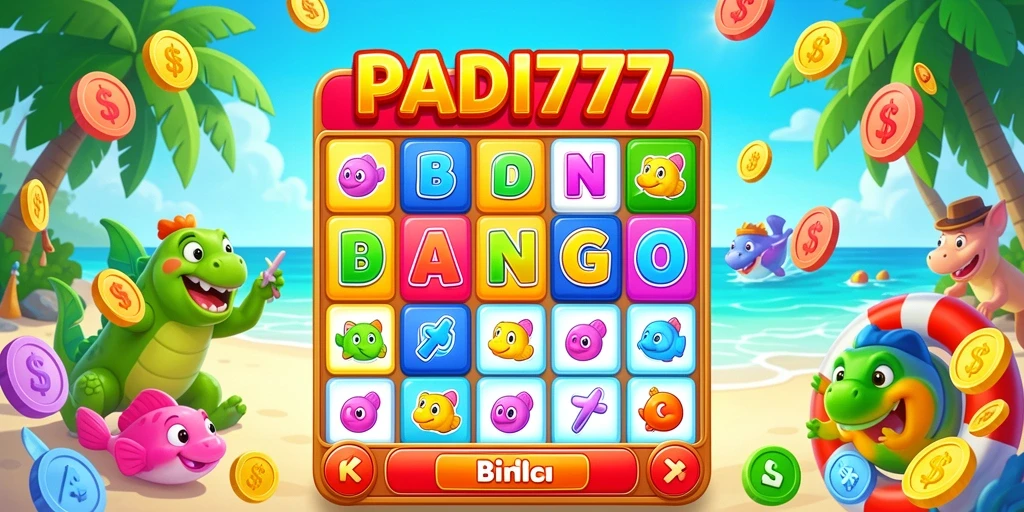 Gameplay PADI777 menghadirkan keseruan permainan Bingo yang interaktif.