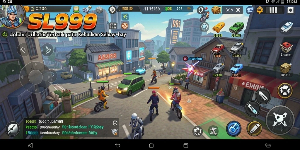 Screenshot utama SL999 menampilkan antarmuka intuitif aplikasi Utility.