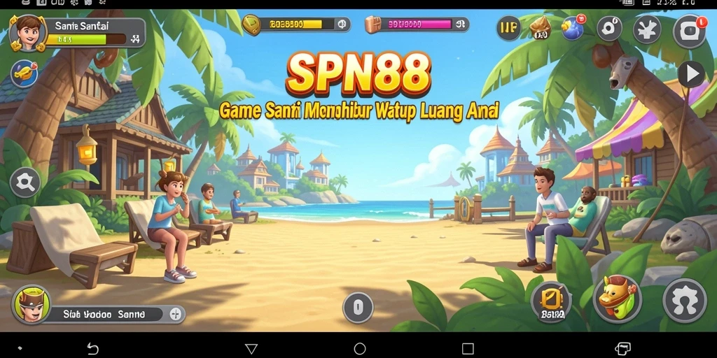 Screenshot gameplay SPN88 yang penuh warna dan menyenangkan.